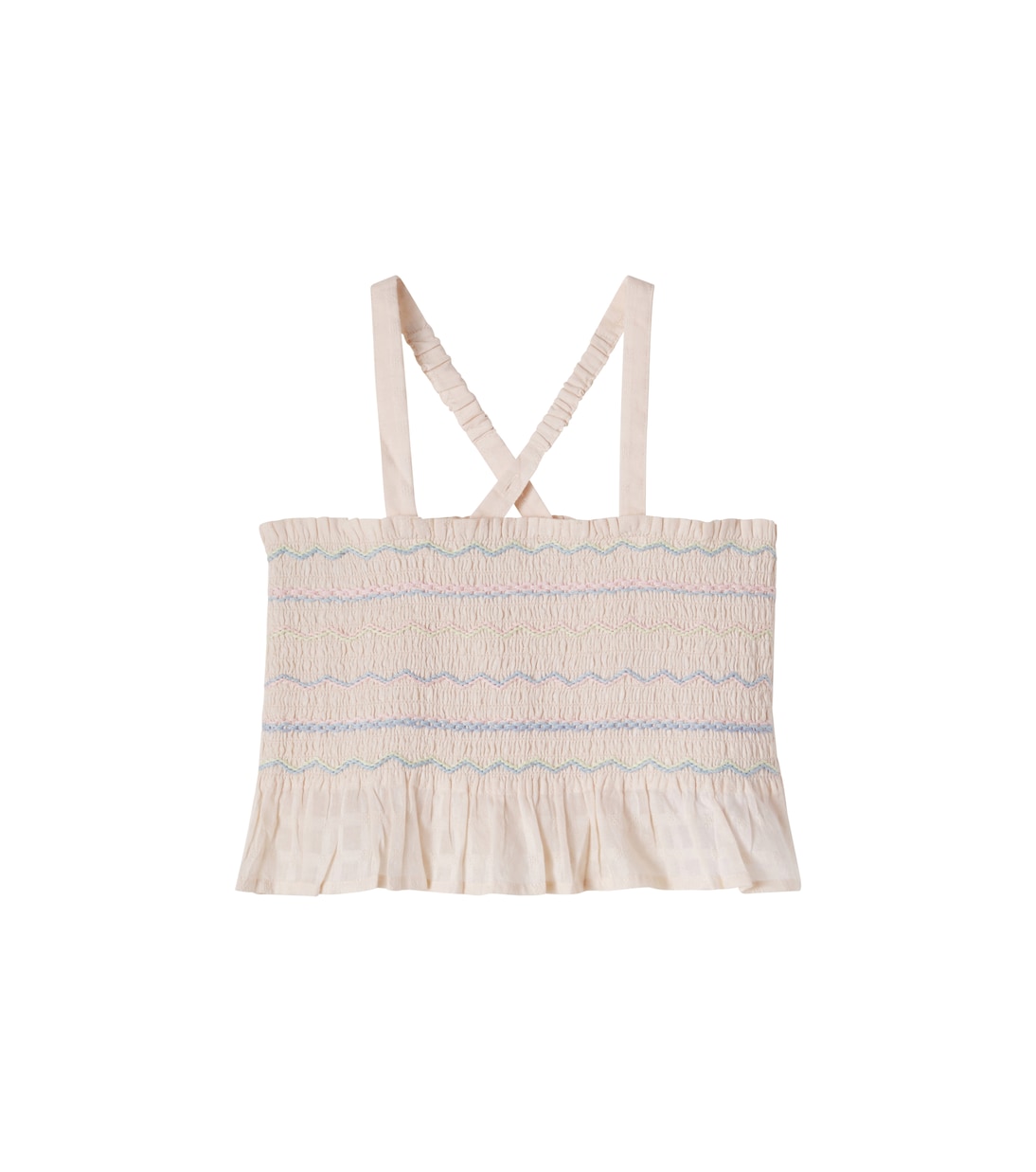 Florentina smocked cotton top | Louise Misha