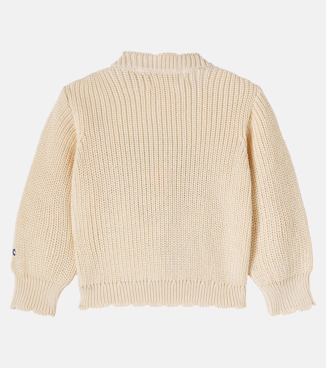 Baby Pixel Daisy cotton sweater | Bobo Choses