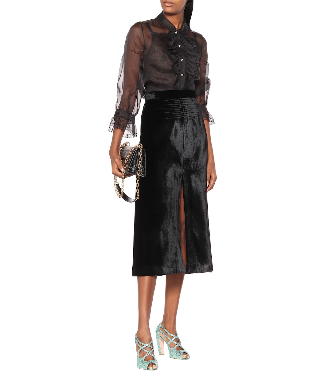 Pumps con cristalli | Miu Miu
