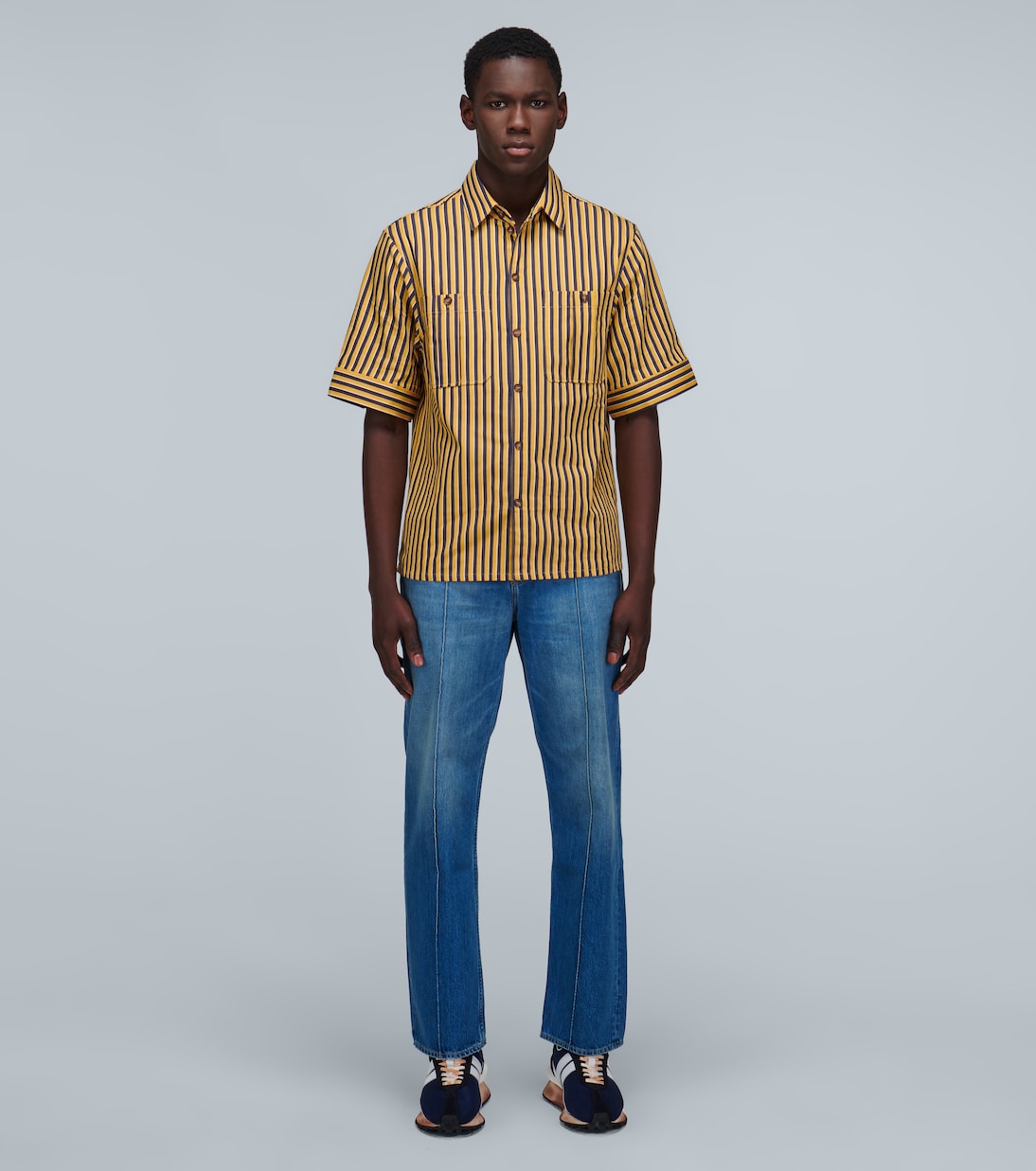 Camicia a maniche corte a righe | King & Tuckfield