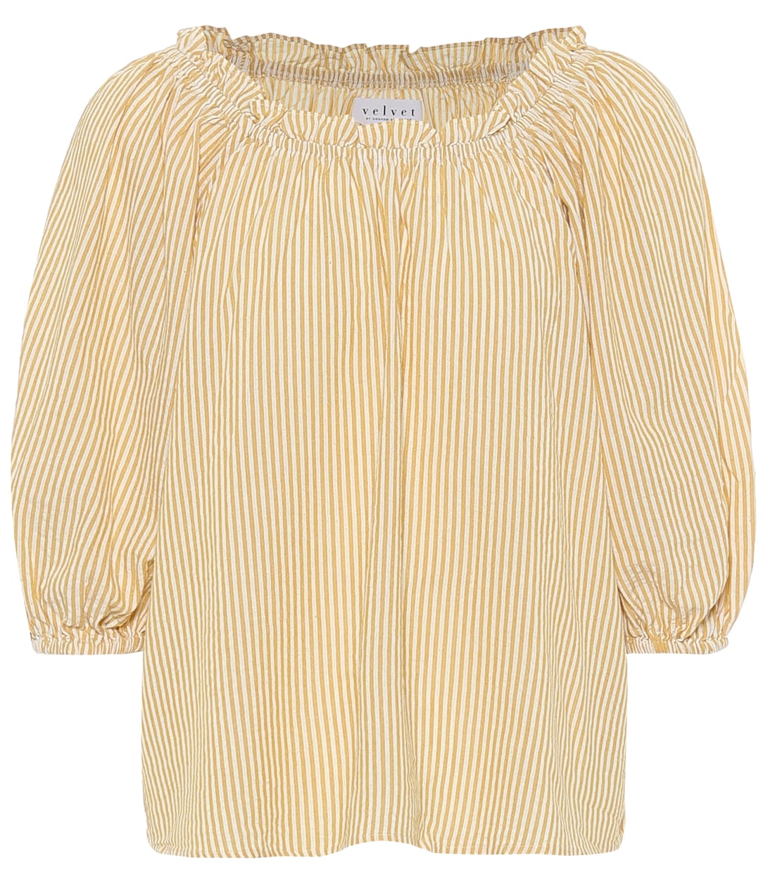 Top Briella en mezcla de algodón | Velvet