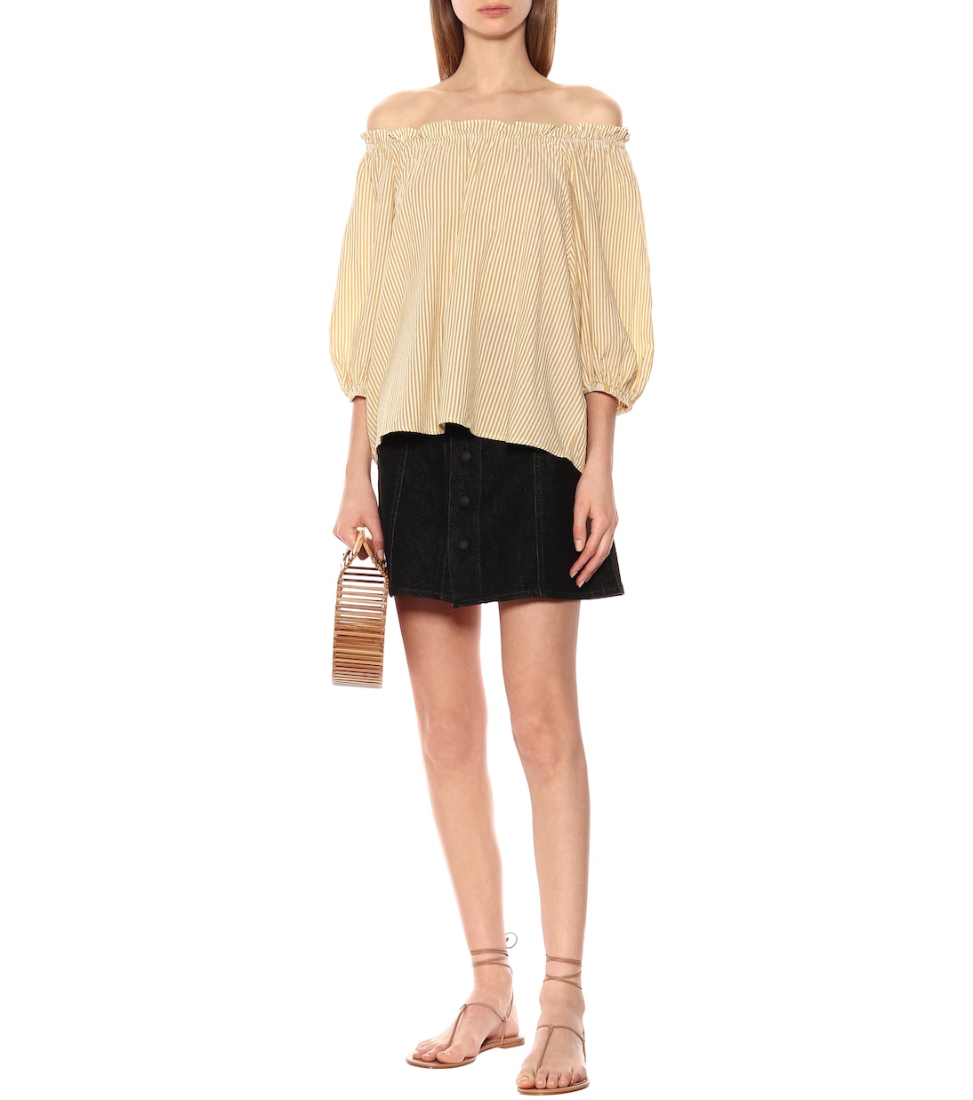 Top Briella en mezcla de algodón | Velvet