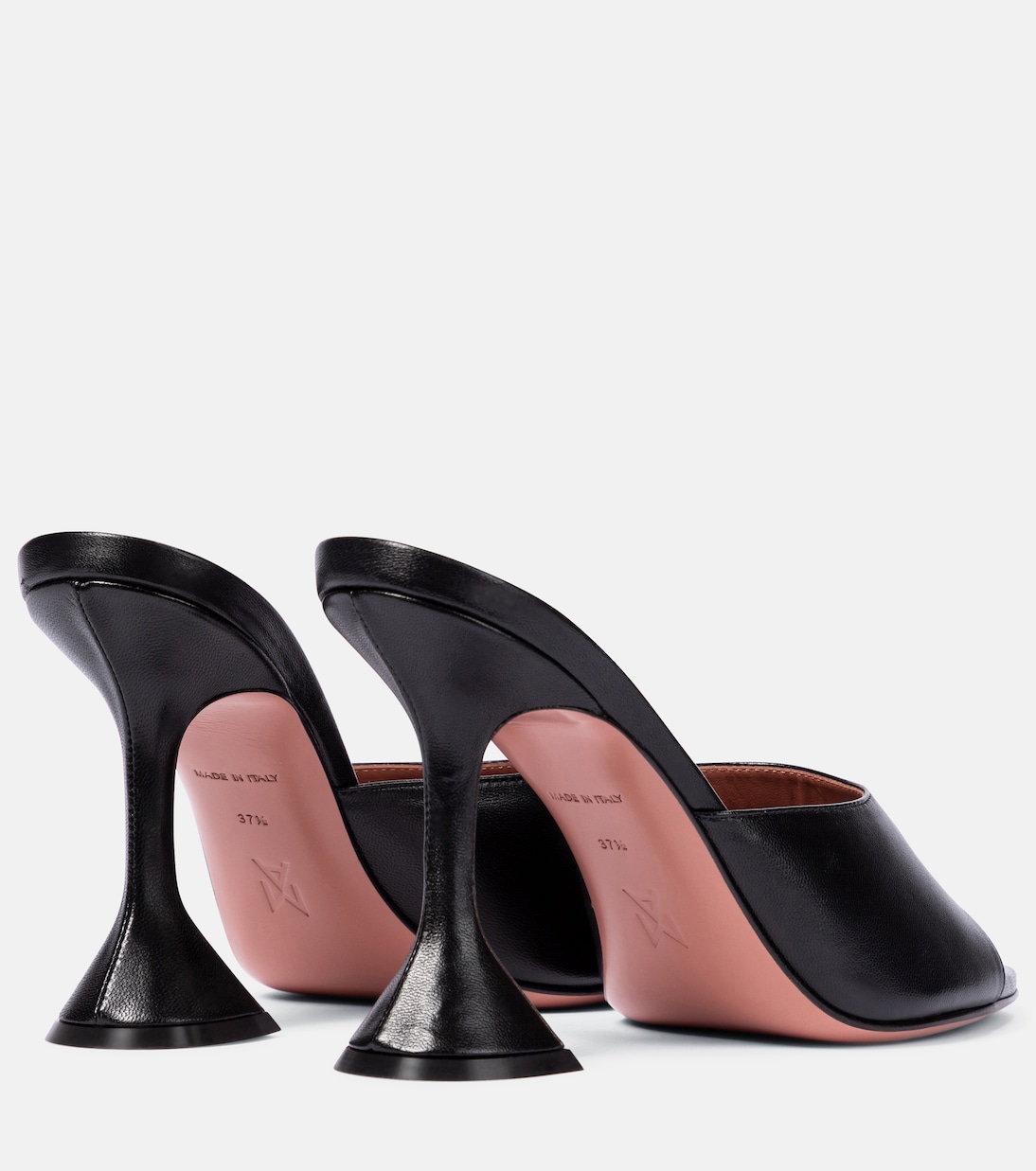 Lupita leather mules | Amina Muaddi