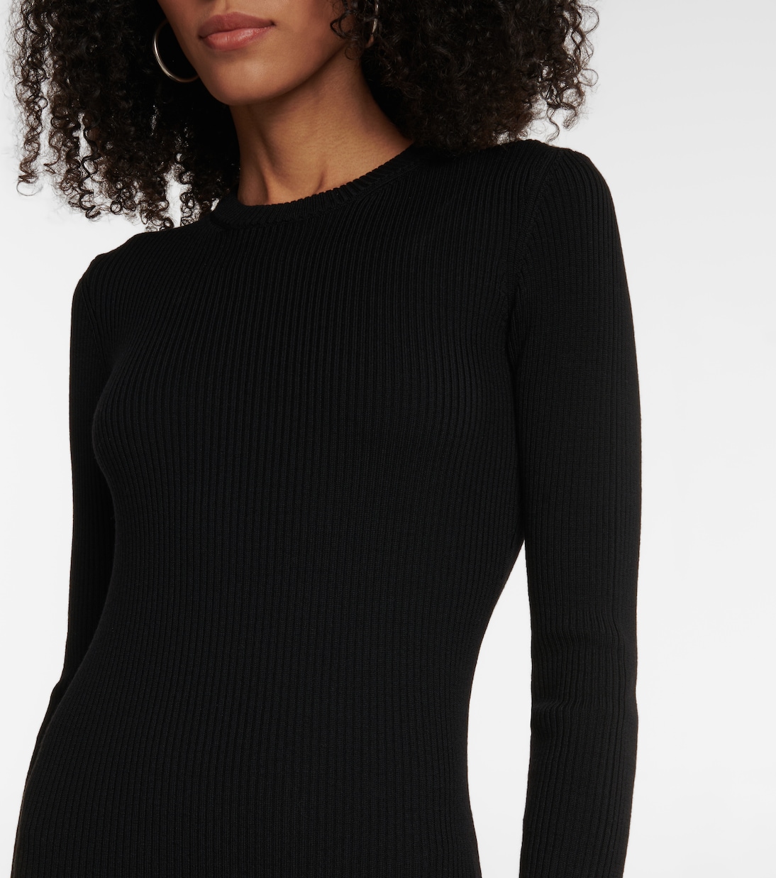 Rib-knit wool minidress | Wardrobe.NYC