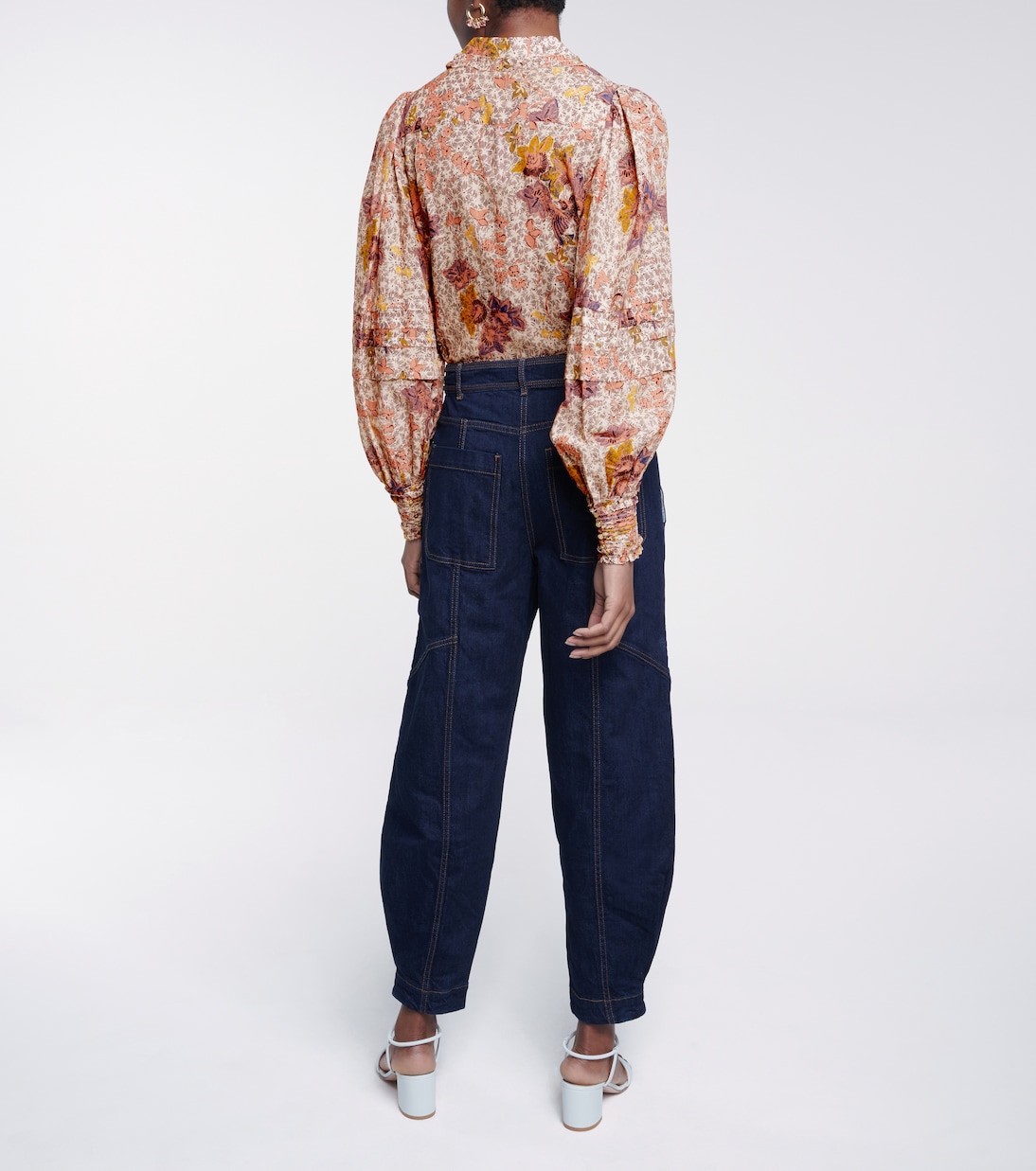 Blusa Circe a stampa in misto cotone | Ulla Johnson