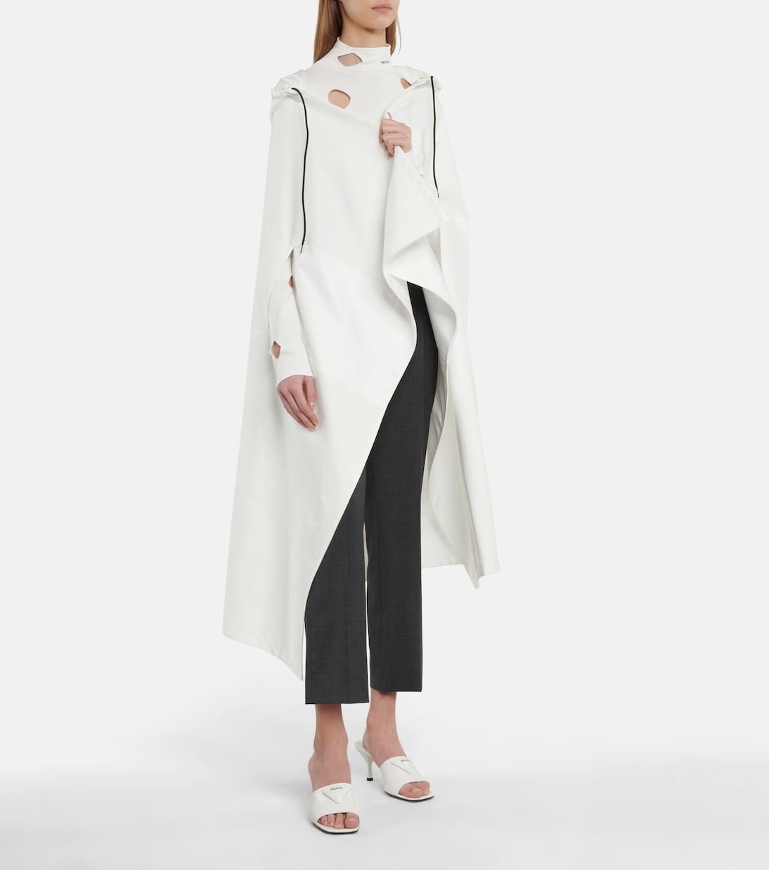 Mantella in gabardine Re-Nylon | Prada