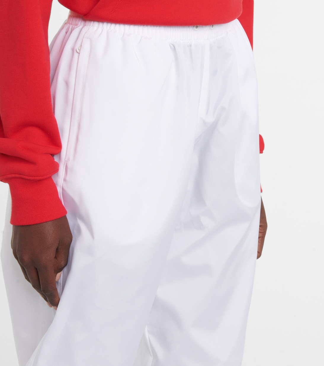 Zip-cuff high-rise sweatpants | Wardrobe.NYC