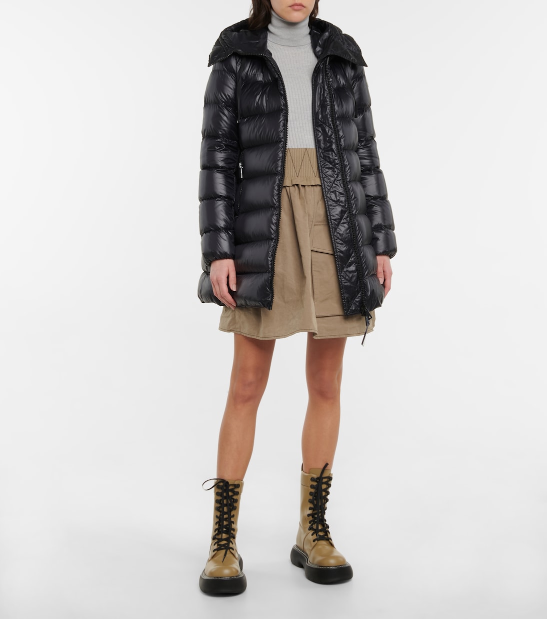 Ribbed wool turtleneck sweater | Moncler