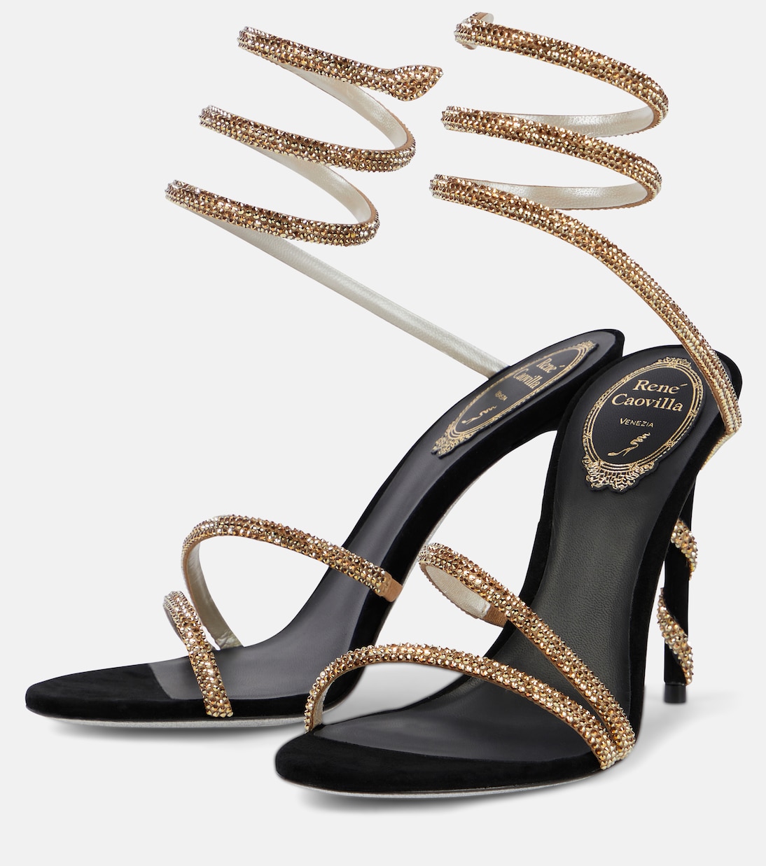 Margot embellished suede sandals | Rene Caovilla