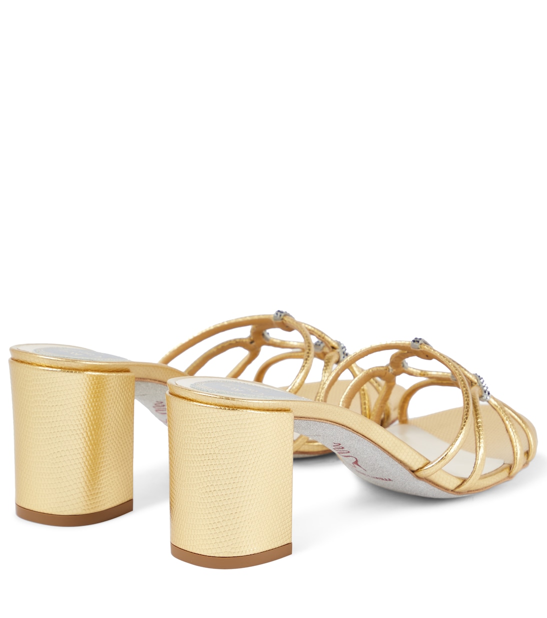 Verzierte Sandalen Clippy aus Leder | Rene Caovilla