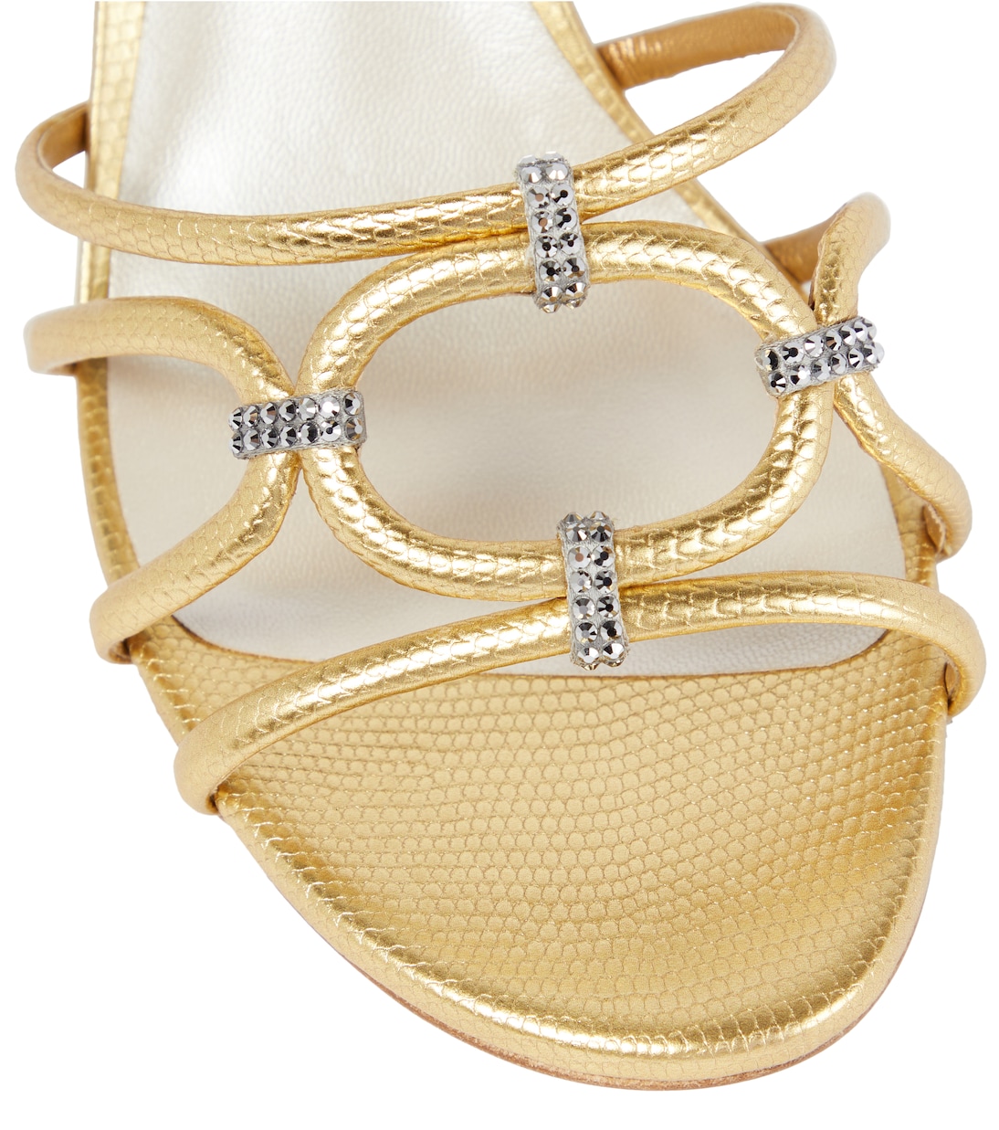 Verzierte Sandalen Clippy aus Leder | Rene Caovilla