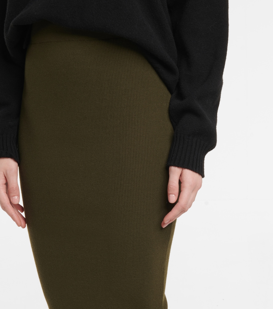 Falda midi en mezcla de cachemir | Tom Ford