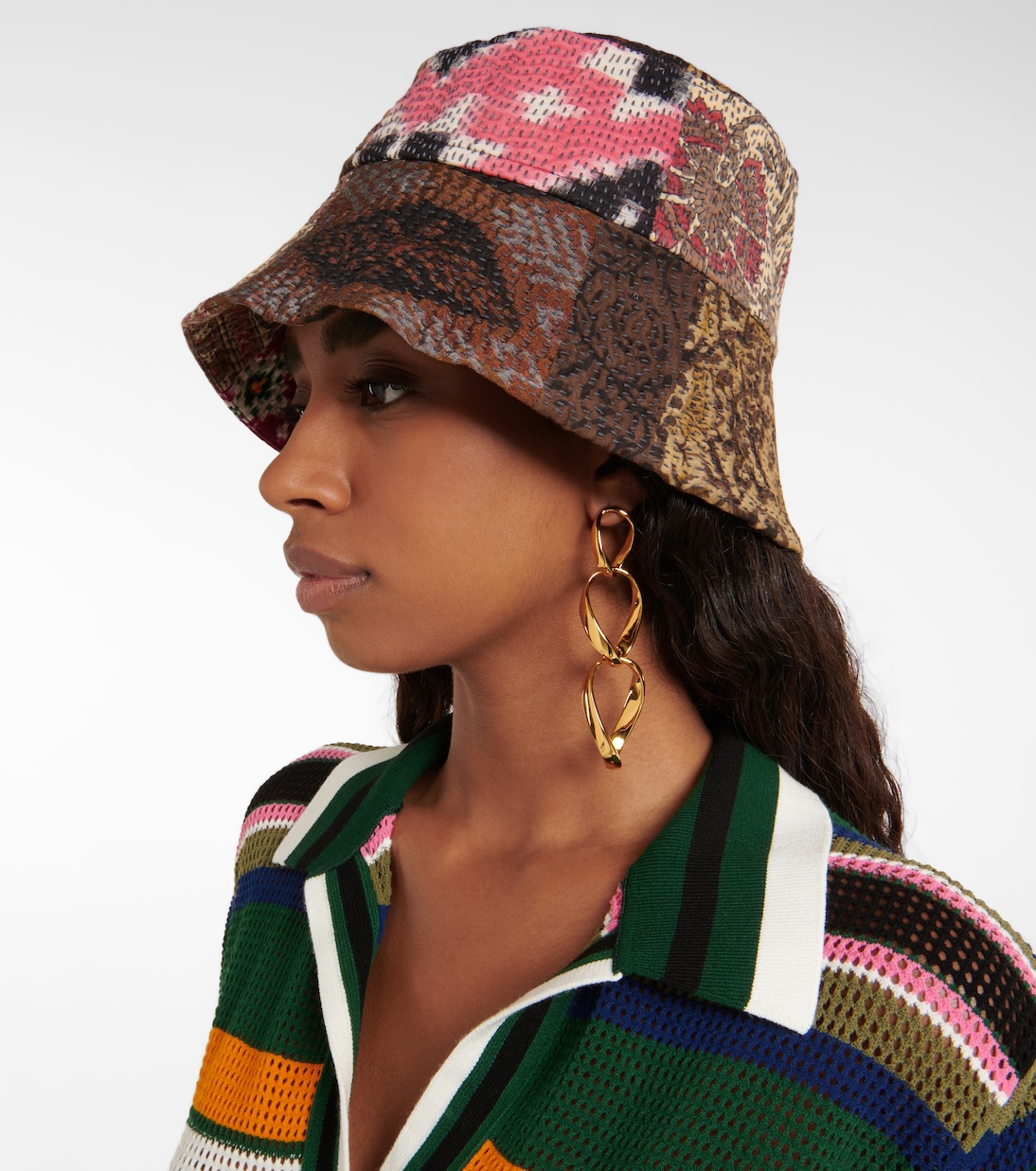 Cappello da pescatore patchwork | Dries Van Noten