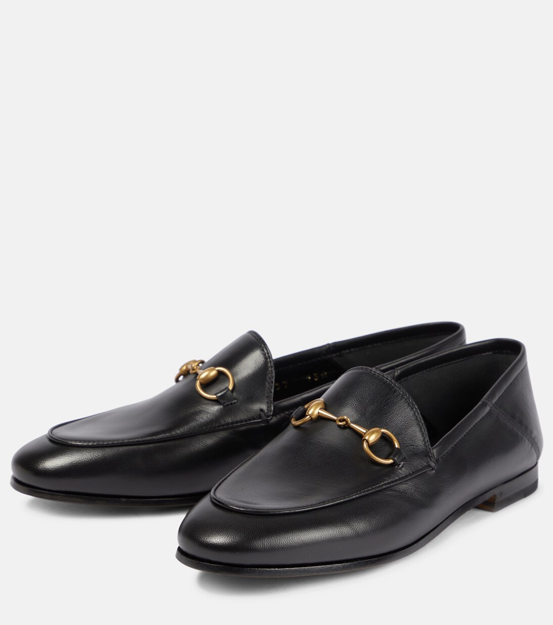 Gucci brixton leather horsebit loafers outlet
