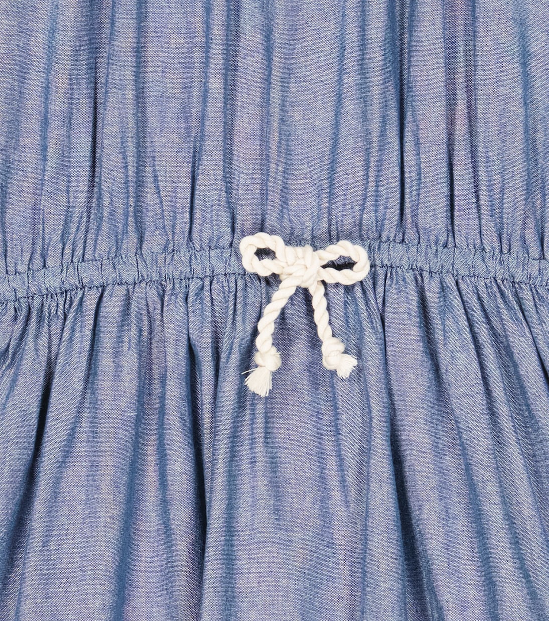 Kleid Pattie aus Chambray mit Spitze | Zimmermann Kids
