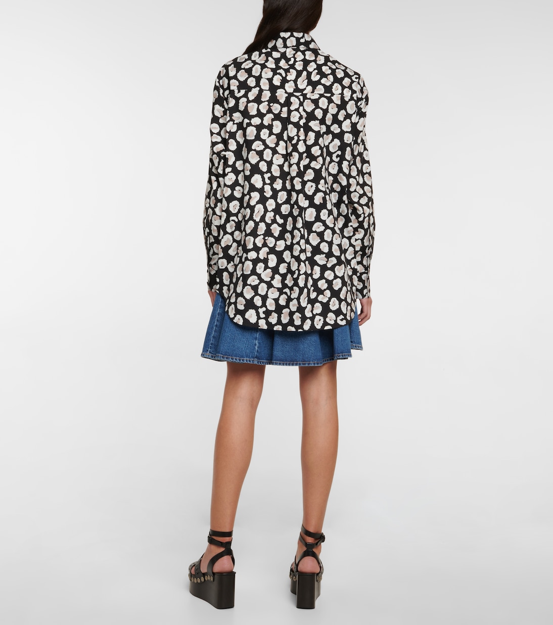 Camicia in cotone con stampa | Alaïa