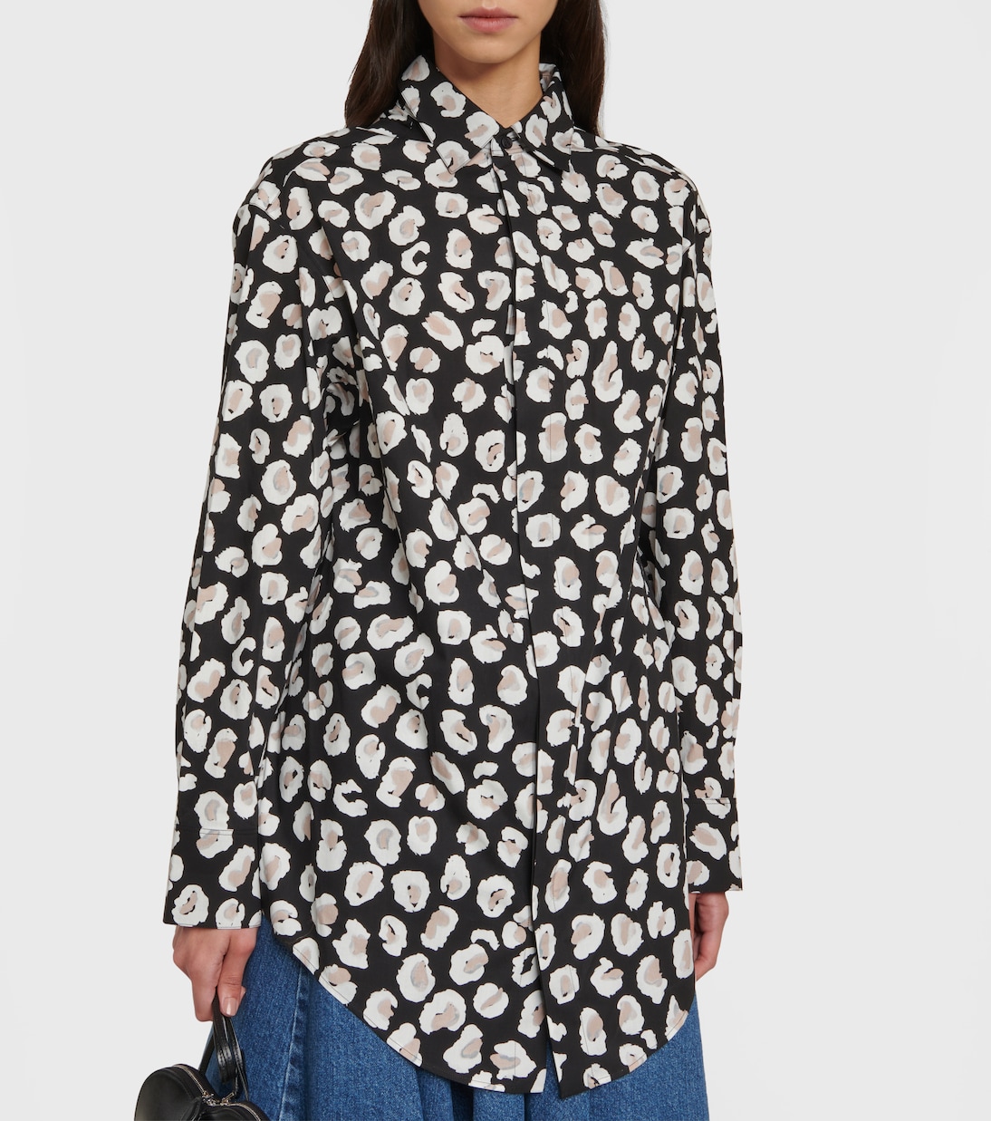 Camicia in cotone con stampa | Alaïa