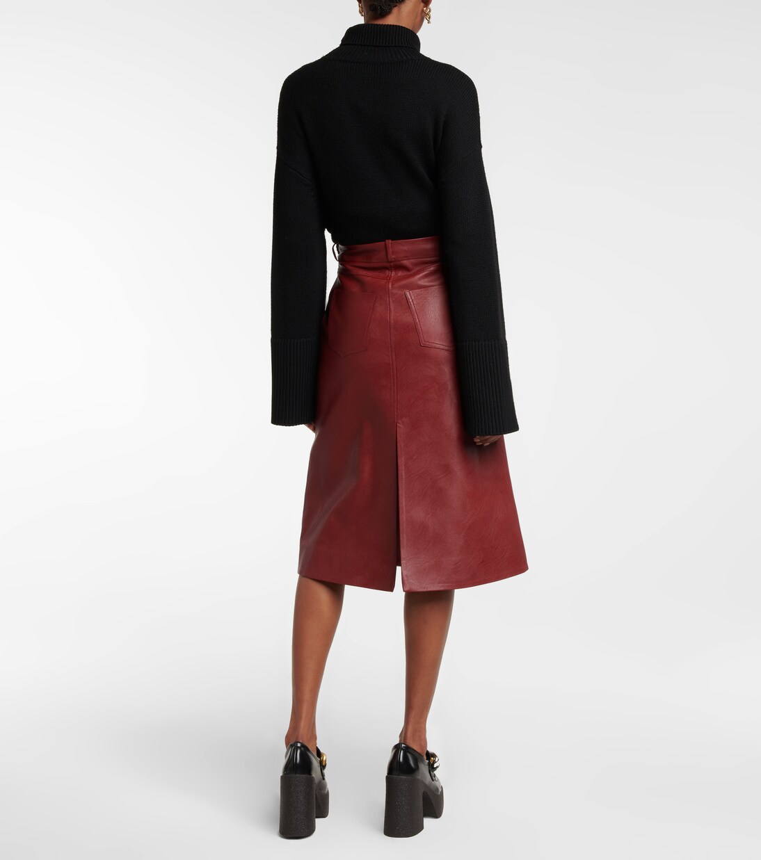 Gonna midi in similpelle | Stella McCartney