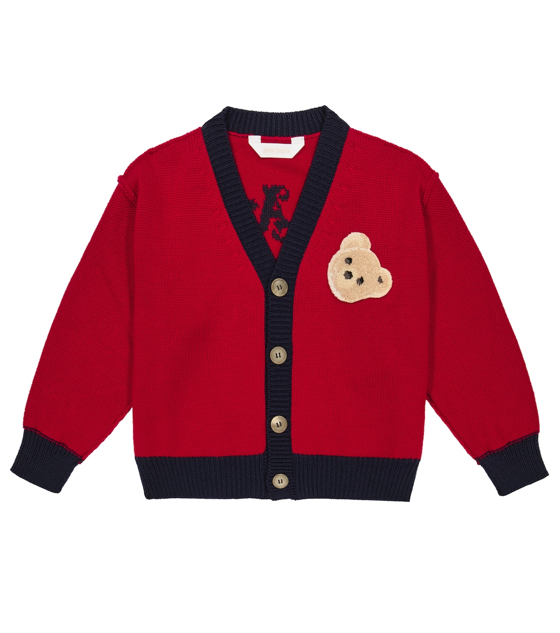 Cardigan aus Schurwolle | Palm Angels Kids