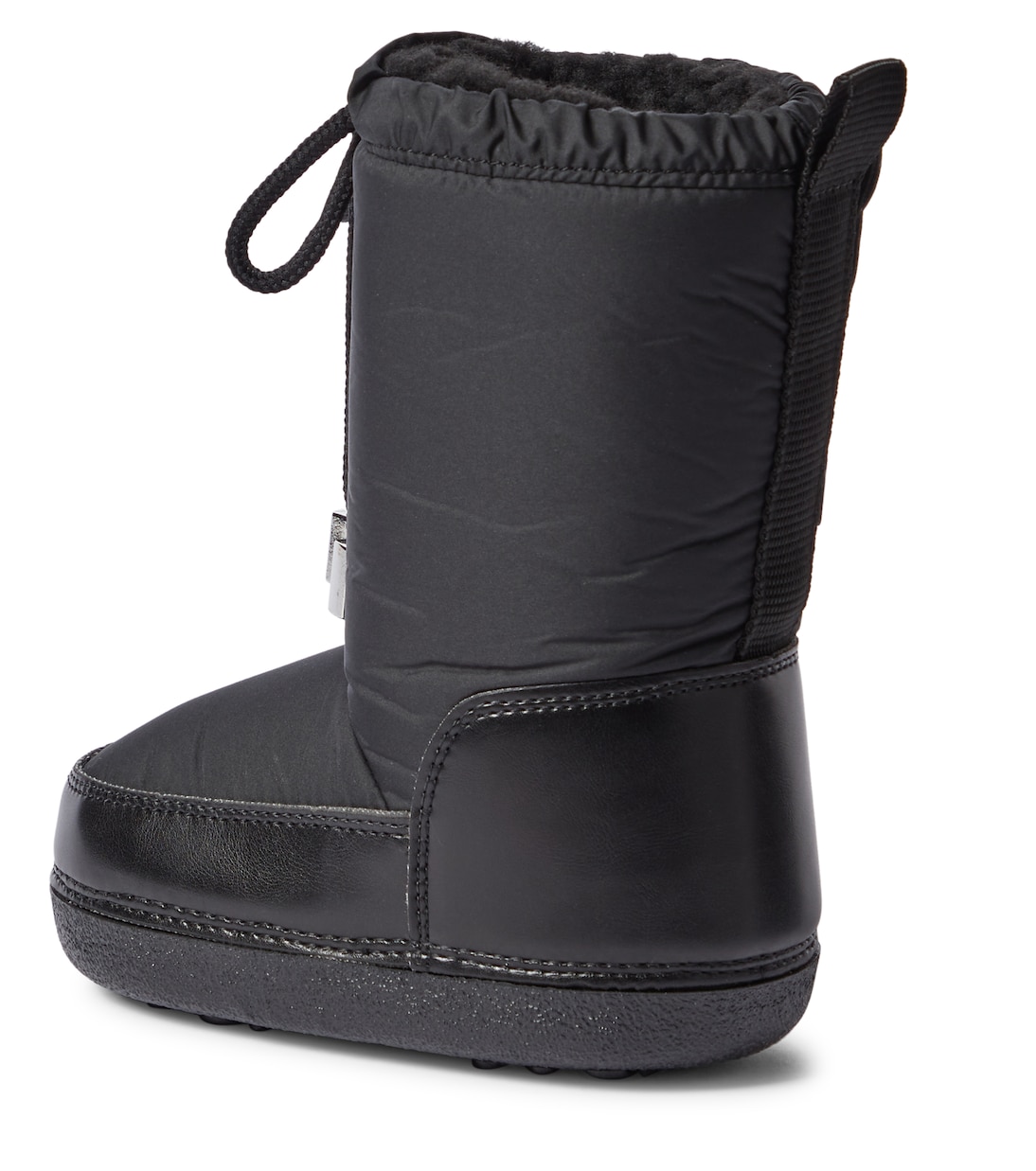 Faux shearling-lined snow boots | Moschino Kids