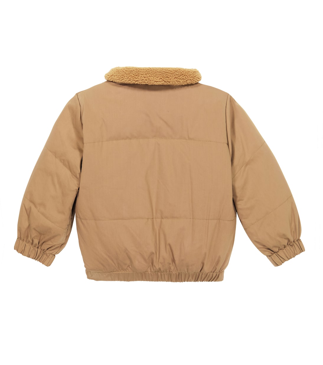 Wander shearling-trimmed puffer jacket | Donsje