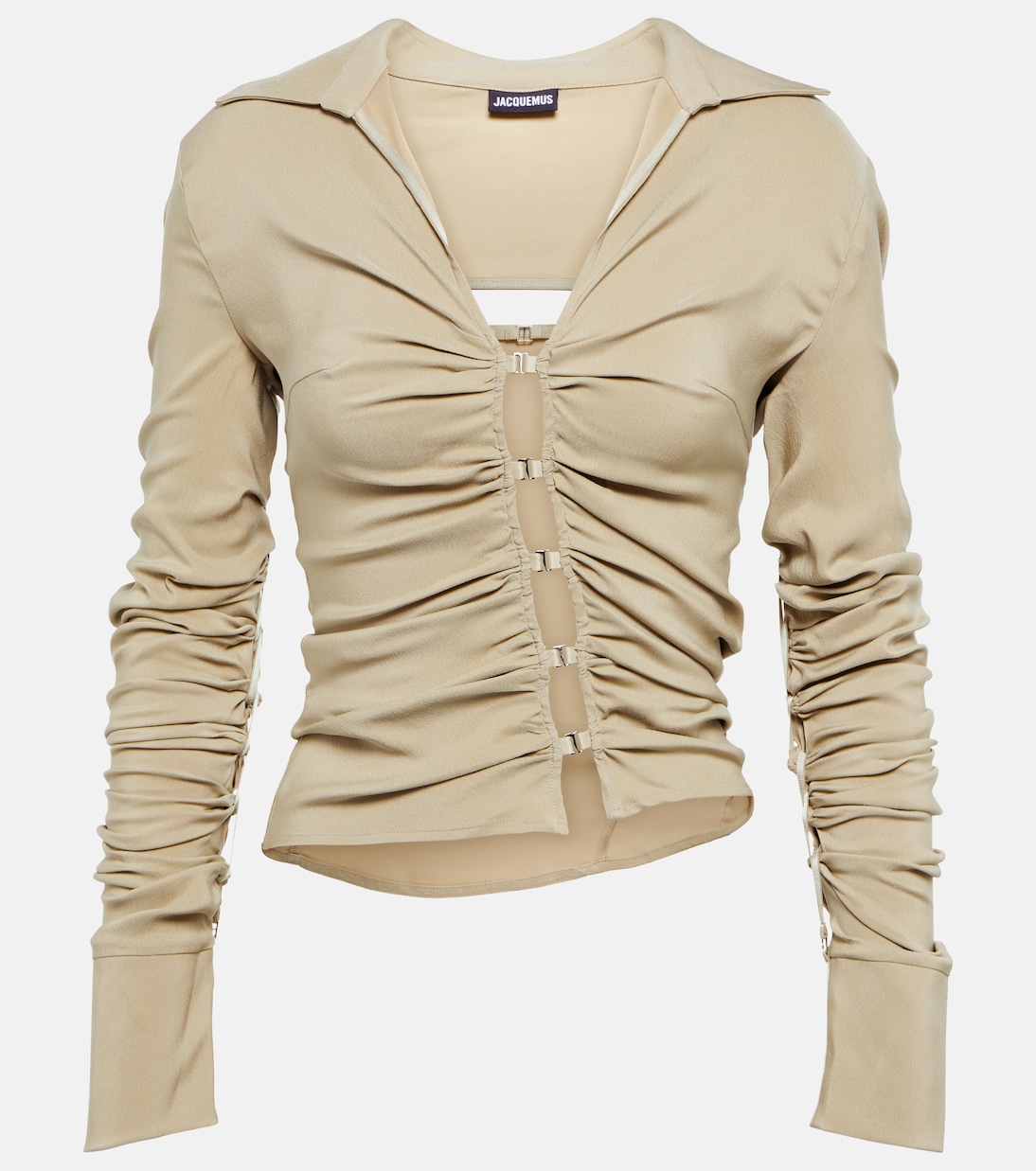 Camisa La Chemise Soffio fruncida | Jacquemus