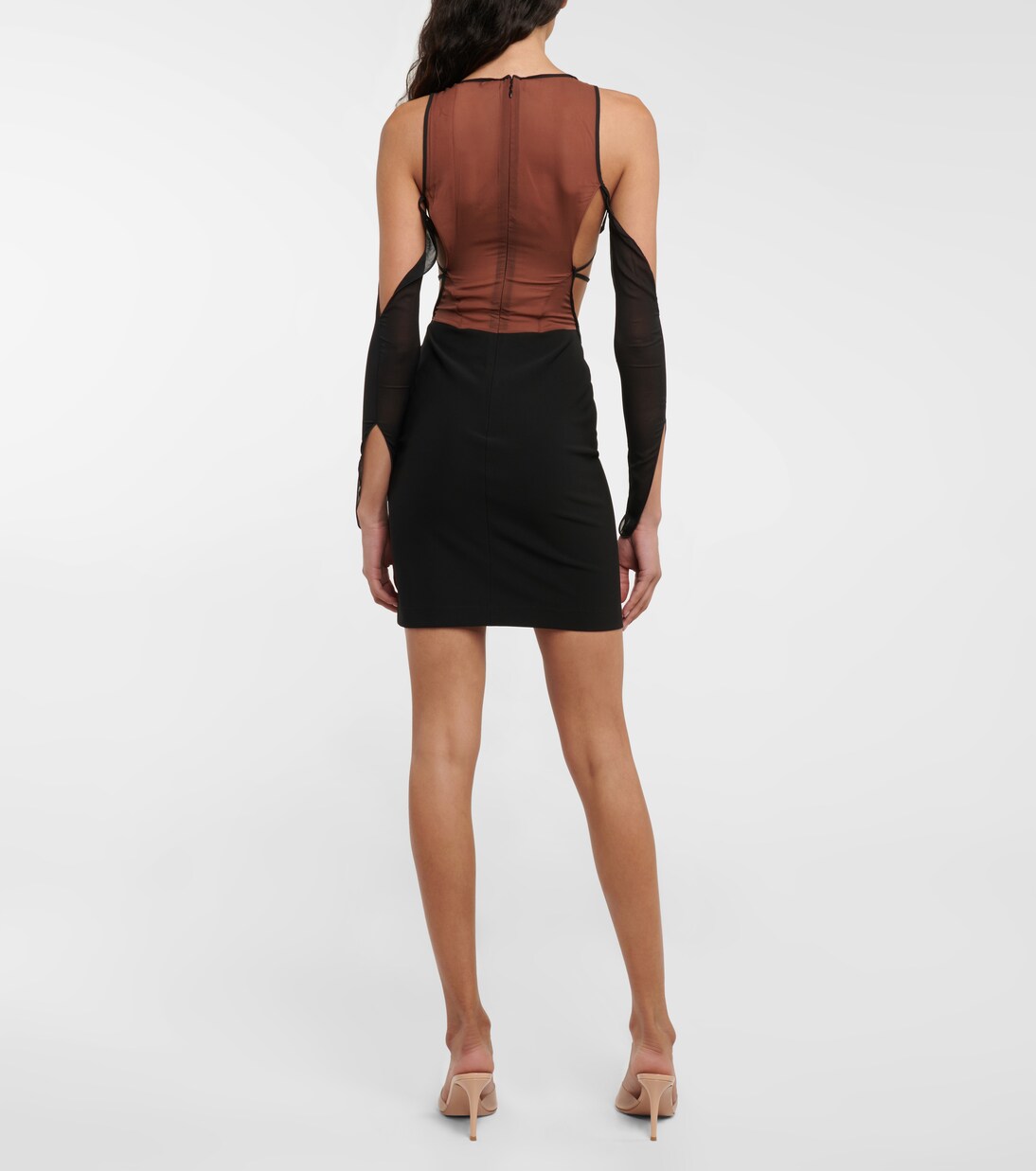Cutout crêpe minidress | Nensi Dojaka
