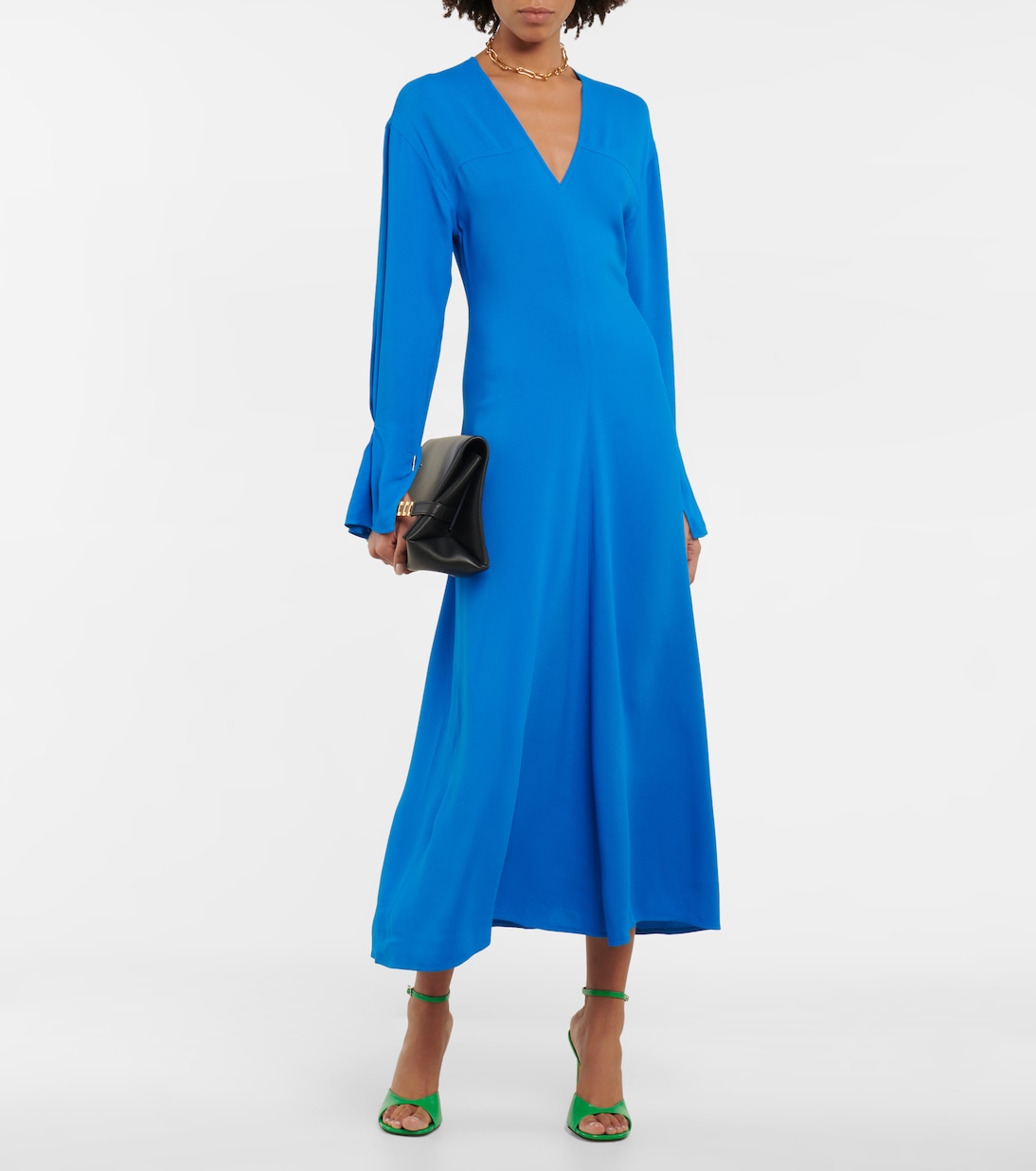 Midikleid aus Cady | Victoria Beckham