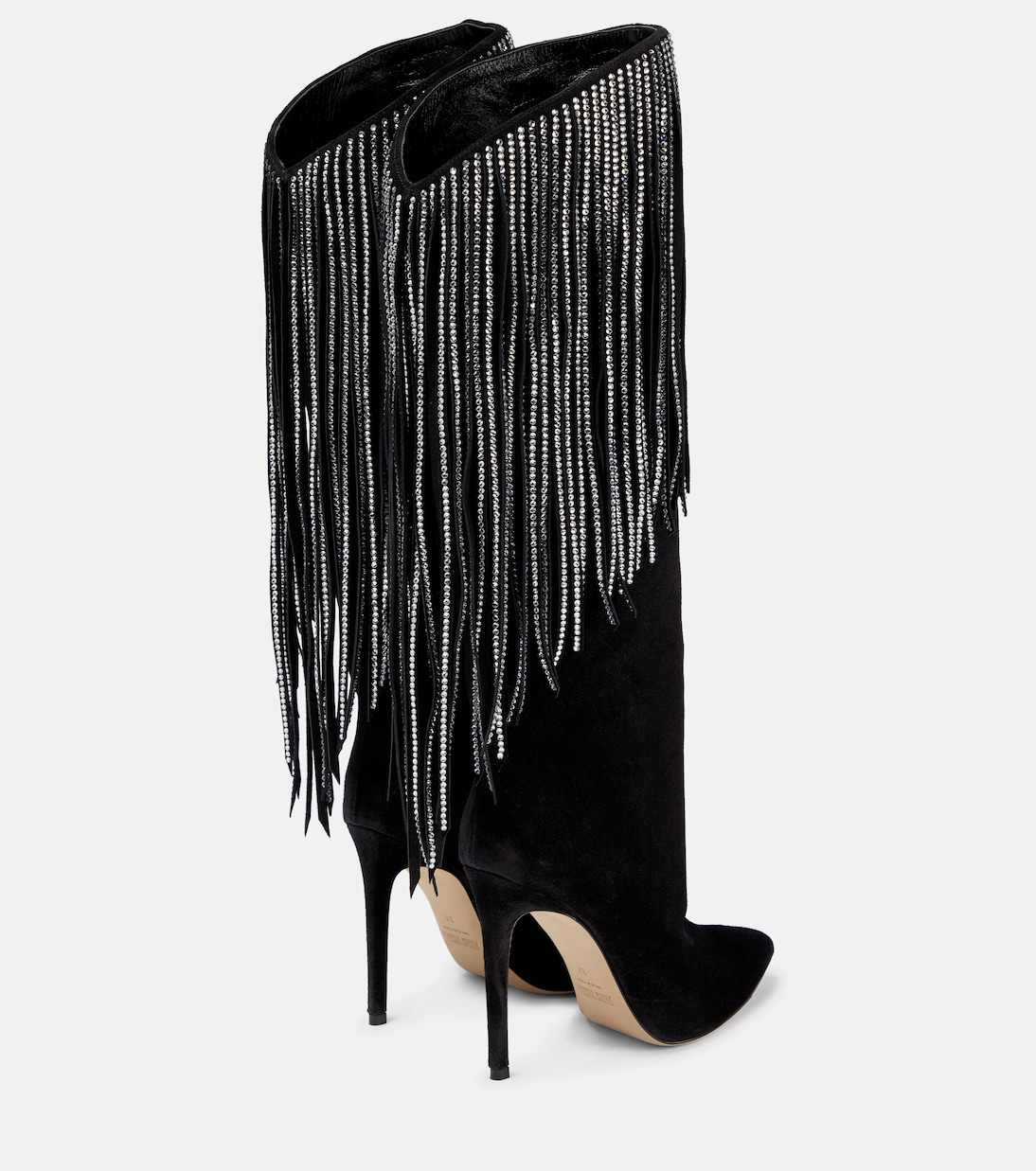 Botas altas de ante con flecos | Paris Texas