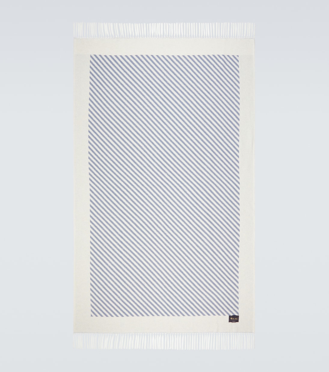 Mare Moai striped cotton-blend beach towel | Loro Piana