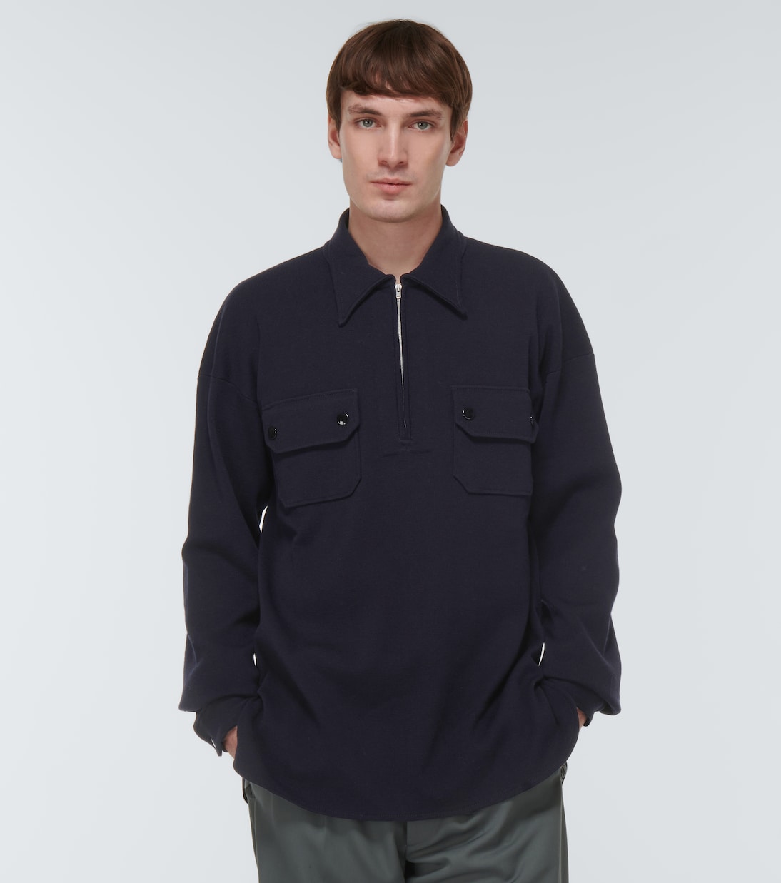 Sweat-shirt Utility en coton et laine mélangés | Maison Margiela