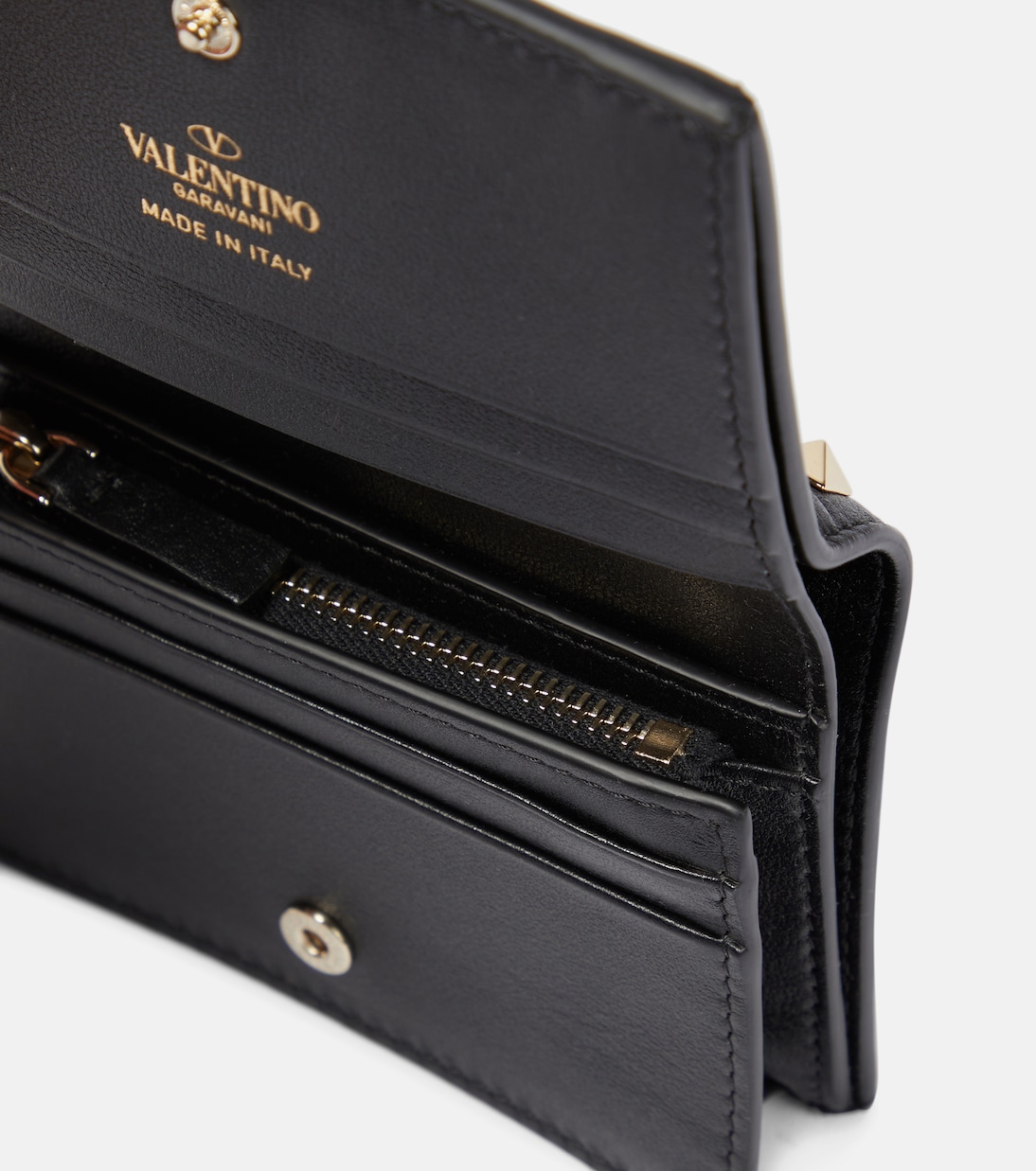Rockstud Small leather wallet | Valentino Garavani