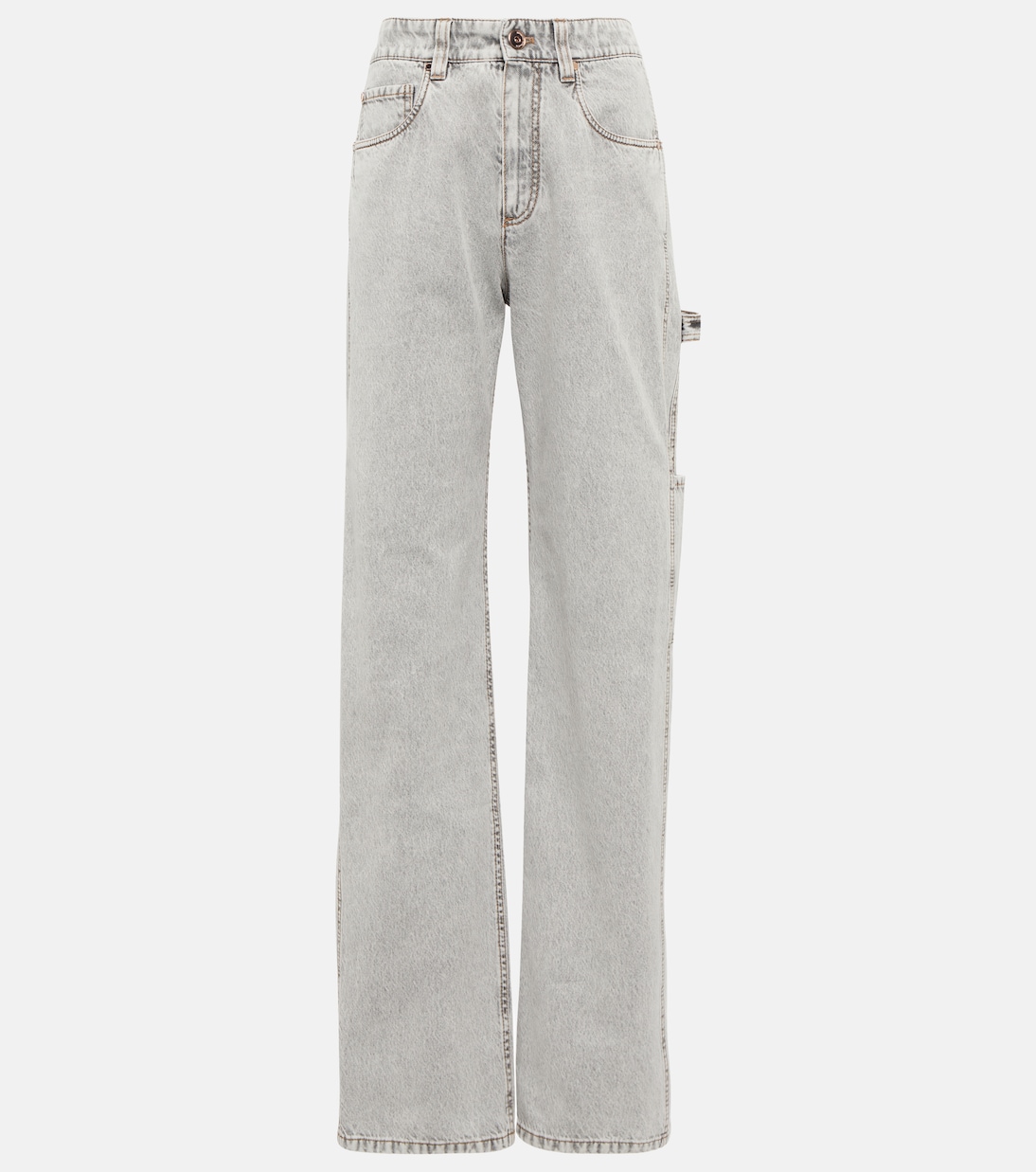 High-Rise Straight Jeans | Brunello Cucinelli