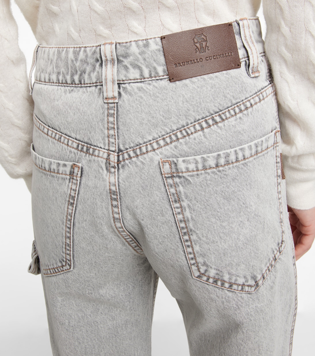 High-Rise Straight Jeans | Brunello Cucinelli