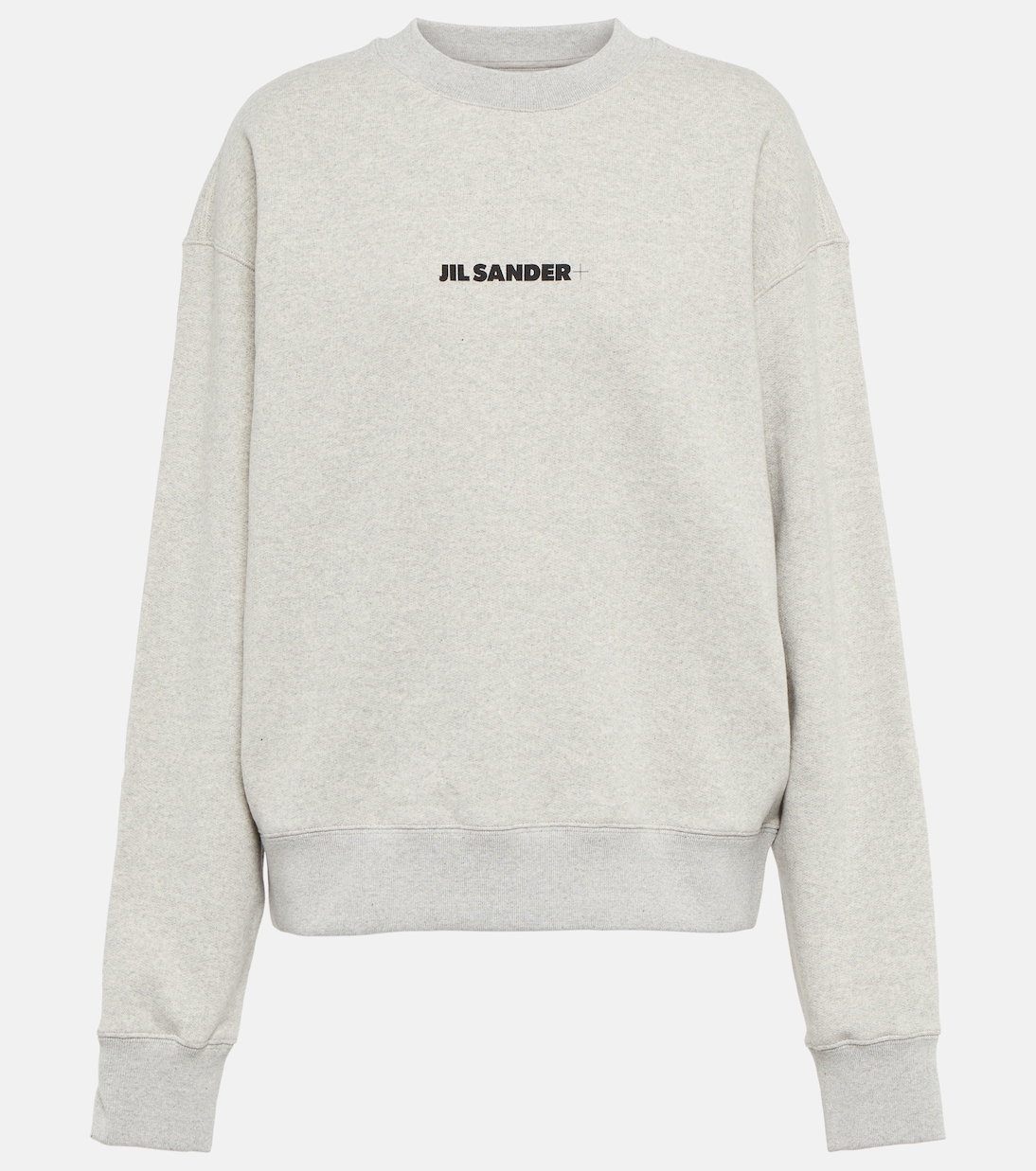 Felpa in cotone con logo | Jil Sander