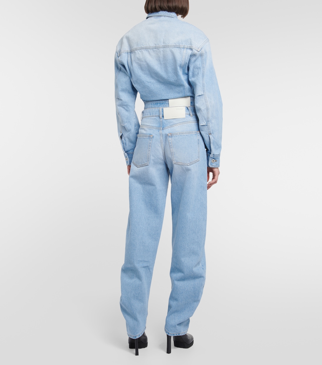Toybox cropped denim jacket | Off-White