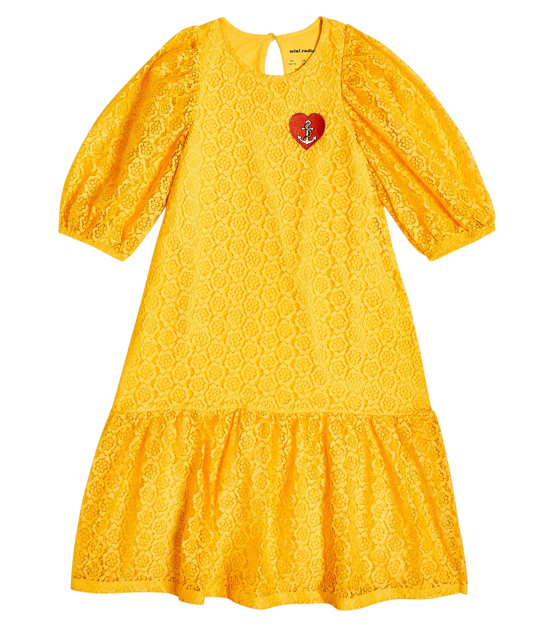 Abito in pizzo con ricamo | Mini Rodini