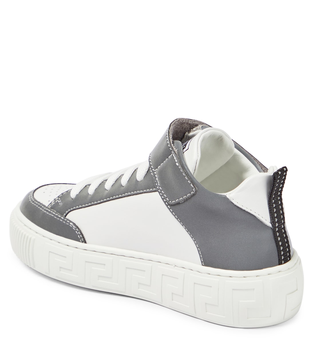 Baskets en cuir à logo | Versace Kids
