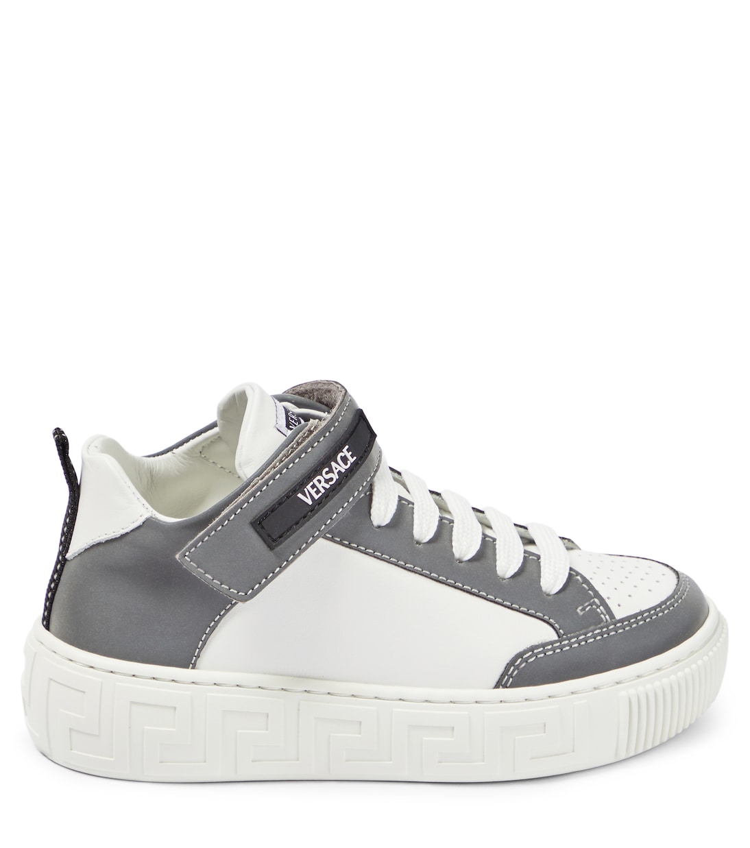 Baskets en cuir à logo | Versace Kids
