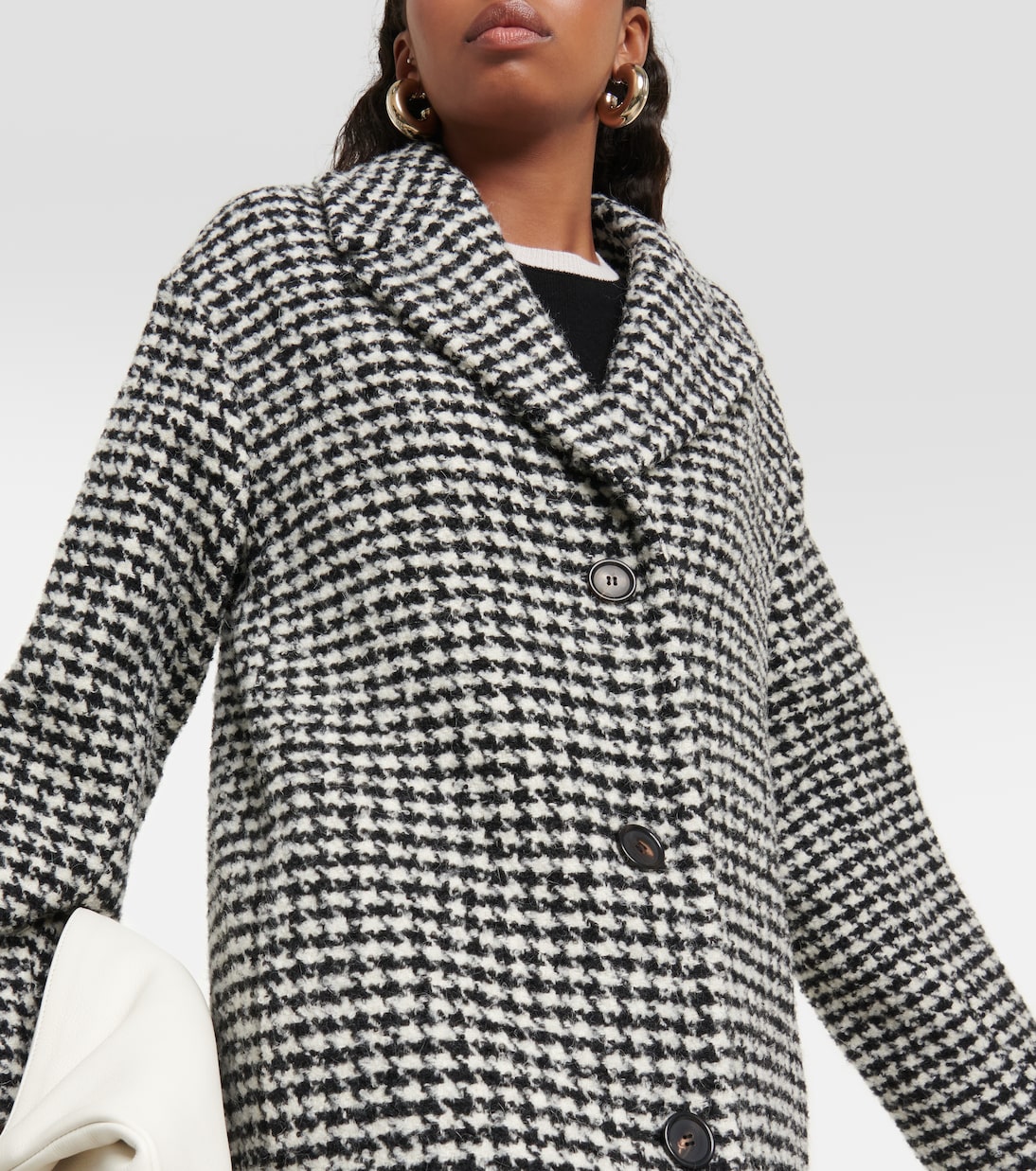 Brando houndstooth wool-blend coat | 'S Max Mara