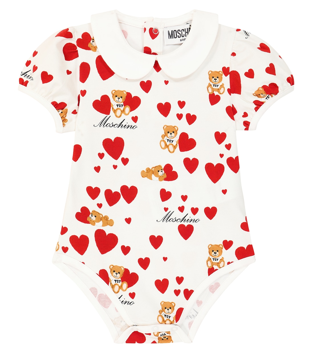 Bebé - set de 2 monos Teddy Bear en jersey de algodón | Moschino Kids