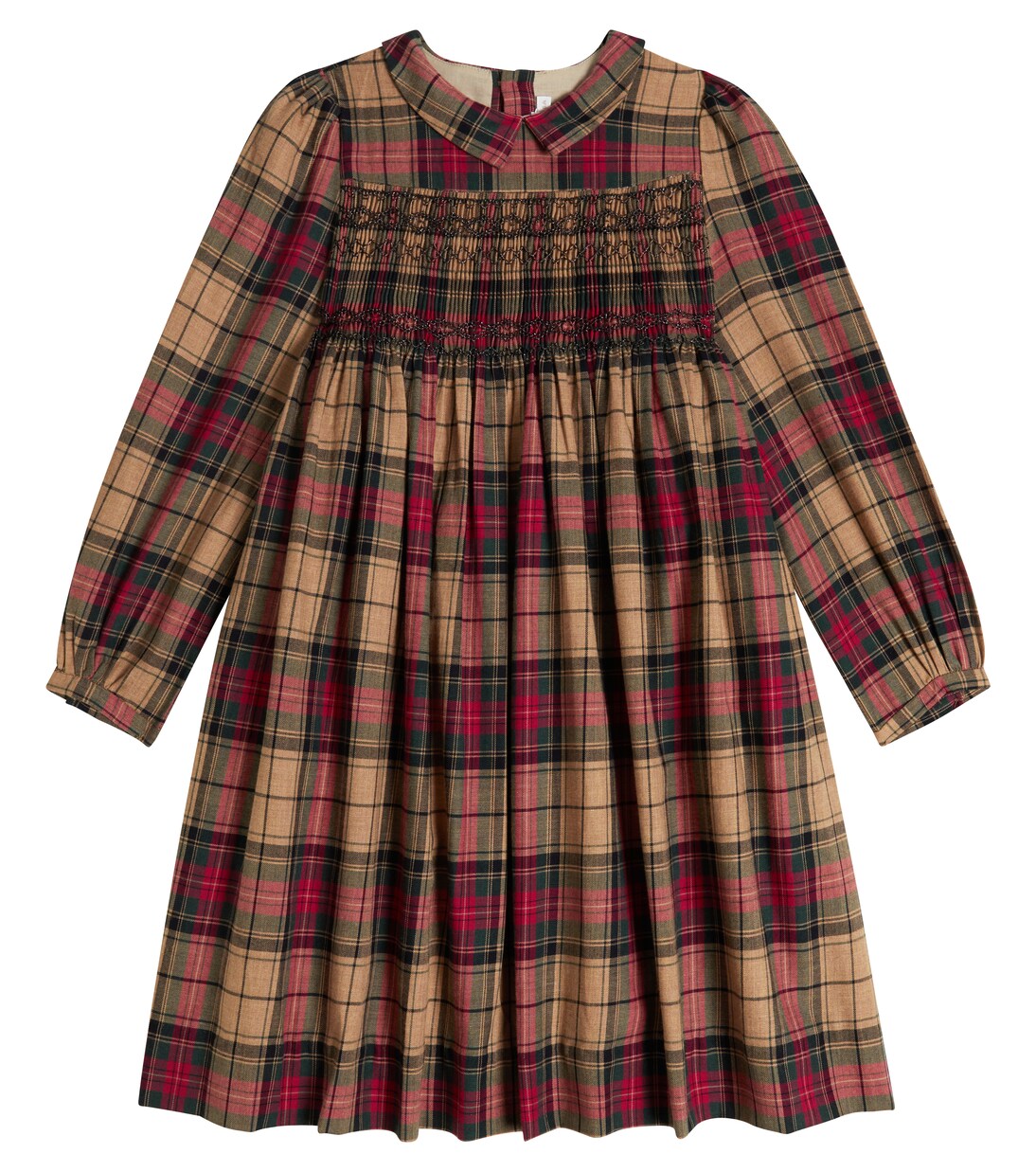 Vestido Donatelle de algodón a cuadros | Bonpoint