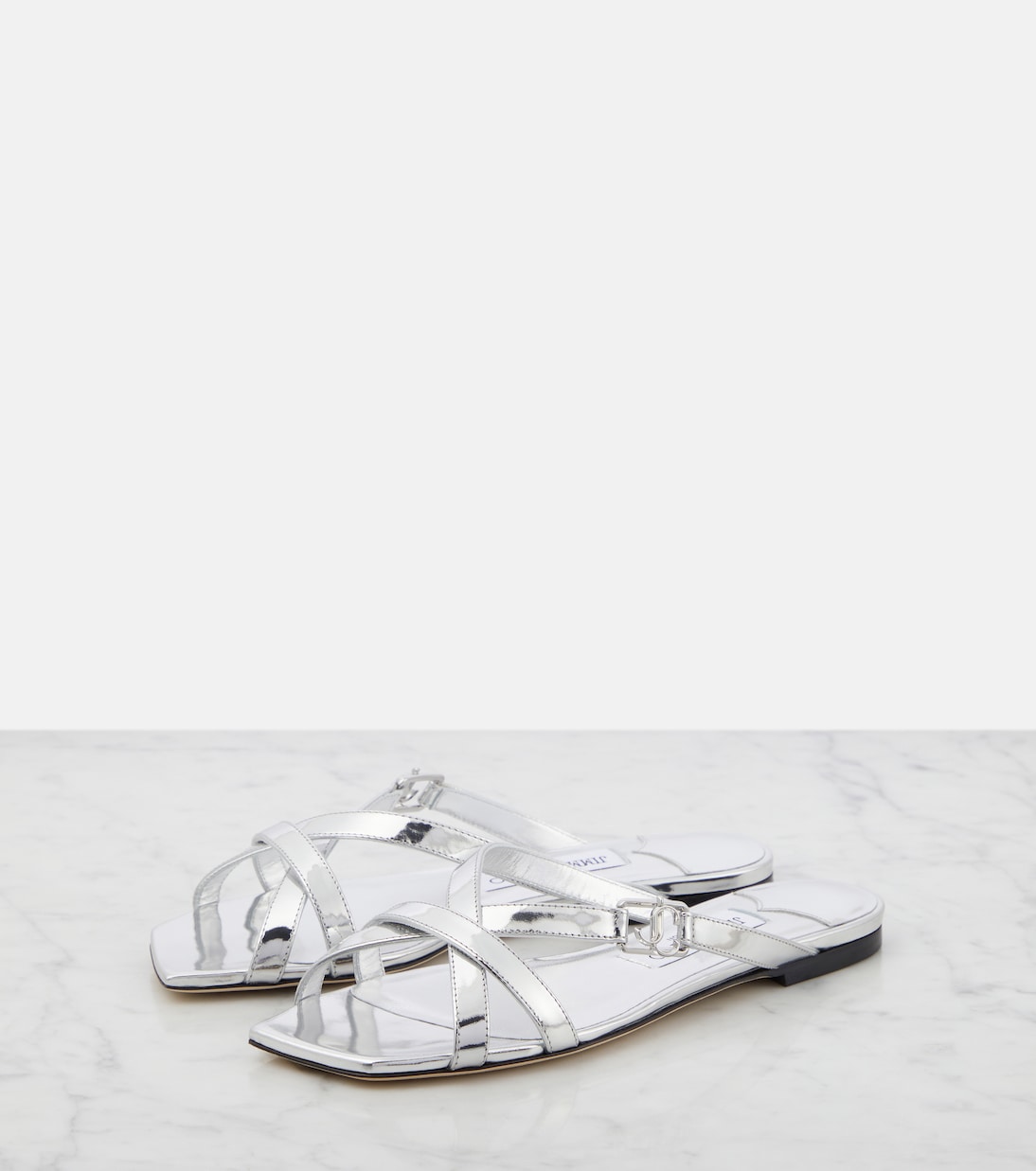 Sandali Jess in pelle metallizzata | Jimmy Choo