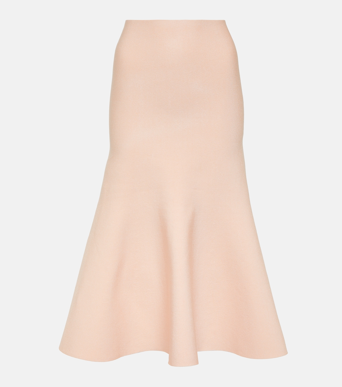 Falda midi flared de tiro alto | Victoria Beckham