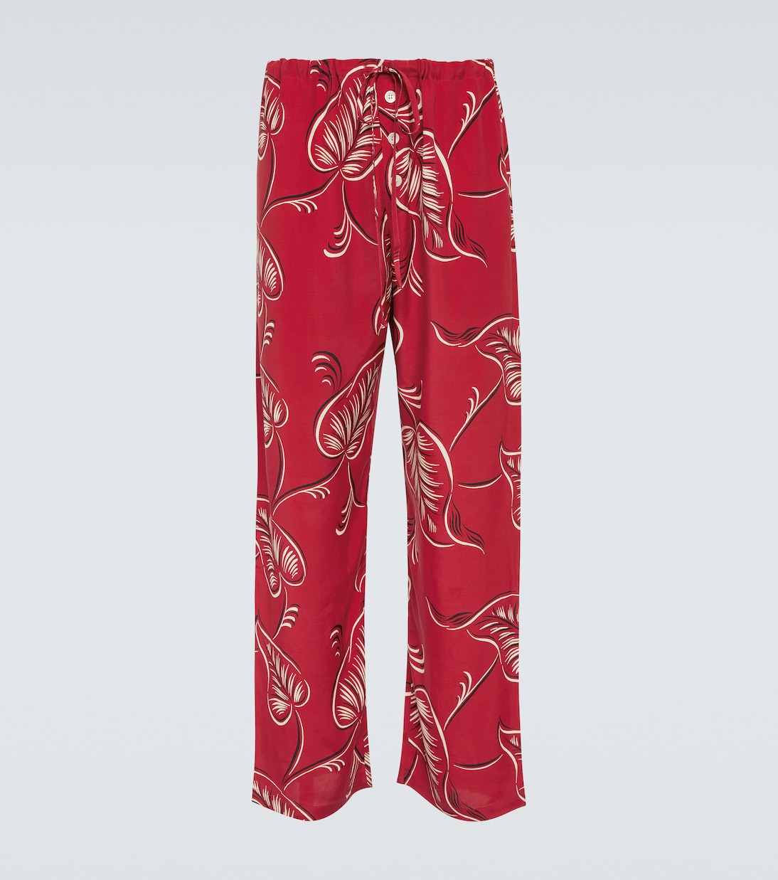 Creeping Begonia printed pajama pants | Bode