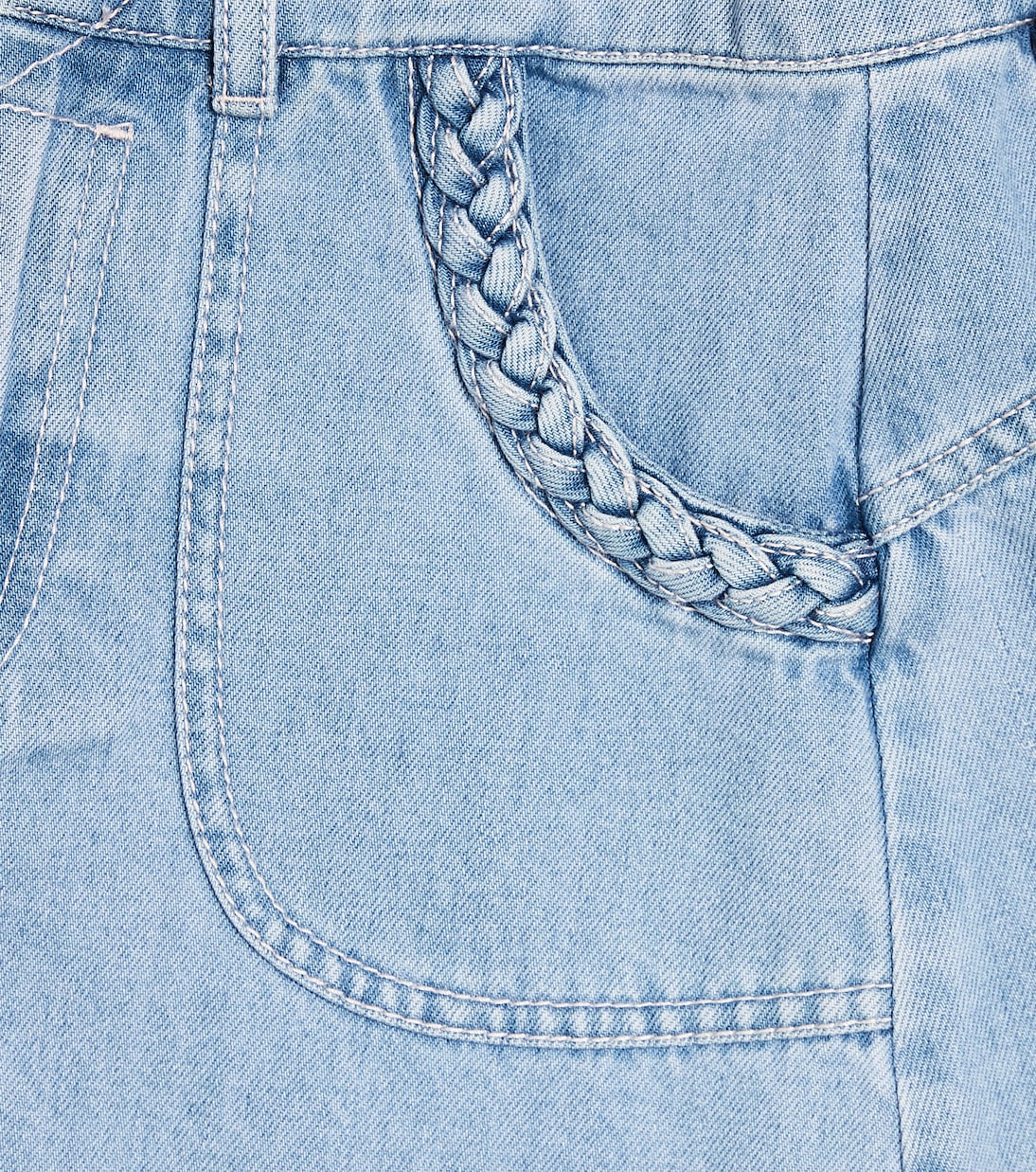 Falda August en denim | Zimmermann Kids