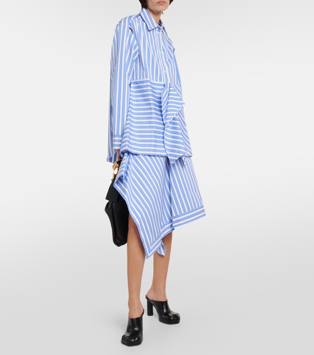 Camicia in cotone a righe | JW Anderson