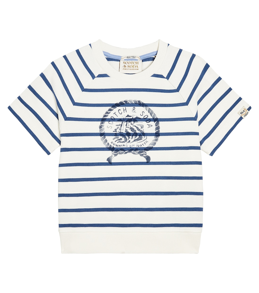 Camiseta de jersey de algodón estampada | Scotch & Soda Kids