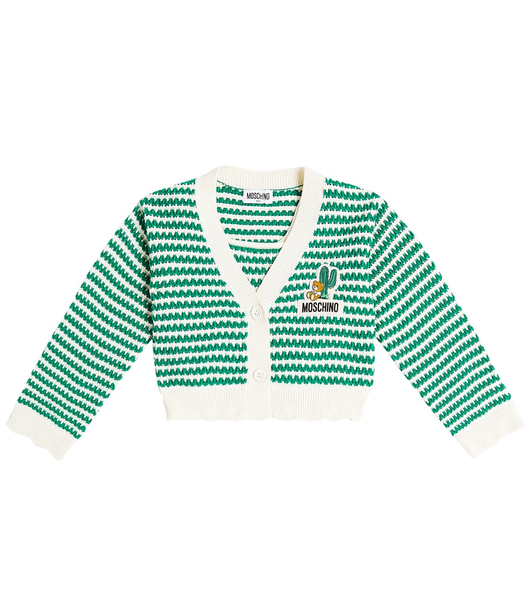 Set aus Cardigan und Top aus Baumwolle | Moschino Kids