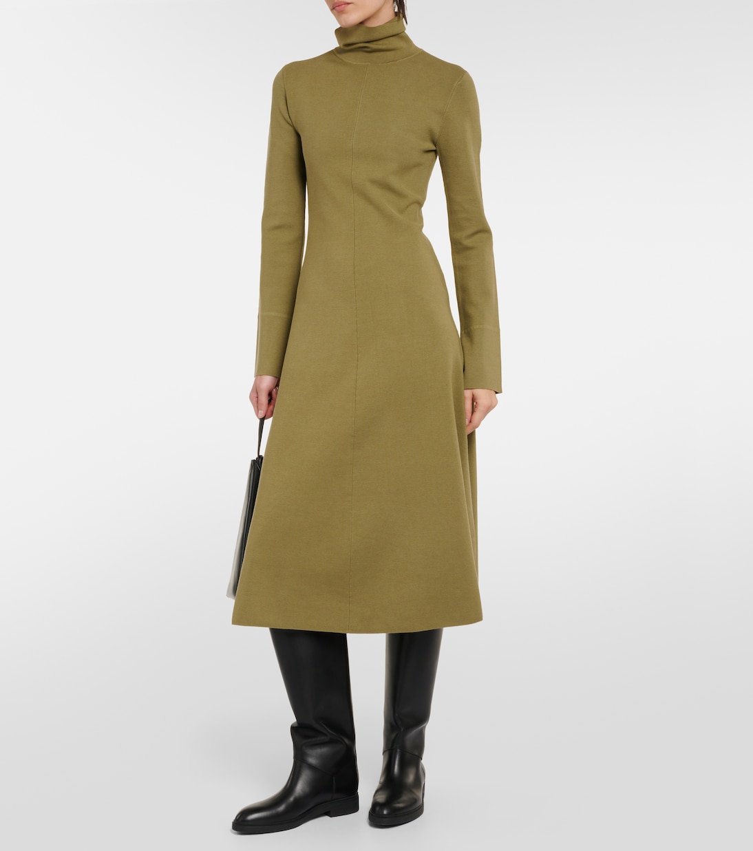 Silk-blend midi dress | Joseph